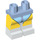 LEGO Helles Hellblau Minifigure Hüften und Beine mit Kurz Swimming Pants und Gelb Beine (3815 / 95088)