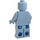 LEGO Bright Chiaro Blu Monochrome Minifigure