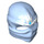 LEGO Bleu clair brillant Ninjago Wrap avec Ridged Forehead avec Ice Energy Symbol (10654 / 98133)