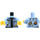 LEGO Bleu clair brillant Parker L Jackson Torse (973 / 76382)