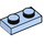 LEGO Helder Lichtblauw Plaat 1 x 2 (3023 / 28653)