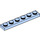 LEGO Bright Light Blue Plate 1 x 6 (3666)