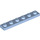 LEGO Bright Light Blue Plate 1 x 6 (3666)