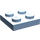 LEGO Helder Lichtblauw Plaat 2 x 2 (3022 / 94148)