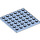 LEGO Bleu clair brillant assiette 6 x 6 (3958)