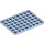 LEGO Bright Light Blue Plate 6 x 8 (3036)