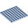 LEGO Bleu clair brillant assiette 8 x 8 (41539 / 42534)