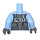 LEGO Azzurro brillante Polizia Gilet con Radio &amp; Distintivo (973 / 76382)