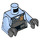 LEGO Bright Light Blue Police Vest with Radio &amp; Badge (973 / 76382)