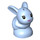 LEGO Bright Light Blue Rabbit Baby with Metallic Medium Lavender Nose (78466 / 78469)