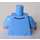 LEGO Bright Light Blue Shirt with Dark Blue Tie Torso (973 / 76382)