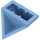 LEGO Bleu clair brillant Pente 1 x 2 (45°) Double / Inversé avec porte-goujon intérieur (3049)