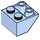 LEGO Bleu clair brillant Pente 2 x 2 (45°) Inversé avec entretoise plate en dessous (3660)