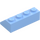 LEGO Bright Light Blue Slope 2 x 4 (45°) with Rough Surface (3037)