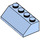 LEGO Helder Lichtblauw Helling 2 x 4 (45°) met ruw oppervlak (3037)