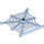 LEGO Helder Lichtblauw Spin Web (Hanging) (90981)