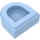 LEGO Bleu clair brillant Tuile 1 x 1 Demi Oval (24246 / 35399)