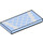 LEGO Helder Lichtblauw Tegel 2 x 4 met Bo Peep&#039;s Lace Blouse (68353 / 87079)