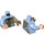 LEGO Bright Light Blue Tim Murphy Minifig Torso (973 / 76382)