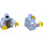 LEGO Bright Light Blue Video Game Champ Minifig Torso (973 / 76382)