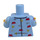 LEGO Helder Lichtblauw Video Game Champ Minifig Torso (973 / 76382)