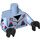 LEGO Bright Light Blue Volcano Garmadon Minifig Torso (973 / 34713)