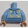 LEGO Bleu Clair Brillant Zodiac Master Minifigurine Torse (973 / 88585)