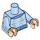 LEGO Bright Light Blue Zodiac Master Minifig Torso (973 / 88585)