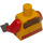 LEGO Orange clair brillant Airborne Torse (973 / 76382)