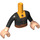 LEGO Helles Licht Orange Anna Friends Torso (35677 / 59637)