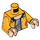 LEGO Bright Light Orange April O&#039;Neal Minifig Torso (973 / 76382)