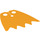 LEGO Helles Licht Orange Batman Umhang mit 5 Punkten und normaler Stoff (21845 / 56630)