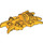 LEGO Orange clair brillant Bionicle Toa Inika Foot 5 x 8 x 2 (53542)