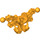 LEGO Orange clair brillant Bionicle Torse 5 x 11 x 3 avec Balle Joints (53564)