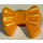 LEGO Bright Light Orange Bow with Ribbon