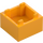 LEGO Leuchtendes helles Orange Box 2 x 2 (2821 / 59121)