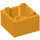LEGO Orange clair brillant Boîte 2 x 2 (2821 / 59121)