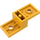 LEGO Orange clair brillant Support 2 x 5 x 1.3 avec des trous (11215 / 79180)