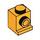 LEGO Helles Licht Orange Backstein 1 x 1 mit Scheinwerfer und kein Slot (4070 / 30069)