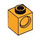 LEGO Helles Licht Orange Backstein 1 x 1 mit Loch (6541)
