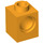 LEGO Orange clair brillant Brique 1 x 1 avec Trou (6541)