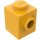 LEGO Helder Lichtoranje Steen 1 x 1 met Stud Aan een Kant (87087)