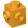 LEGO Bright Light Orange Brick 1 x 1 with Two Studs on Adjacent Sides (26604)