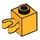 LEGO Bright Light Orange Brick 1 x 1 with Vertical Clip (Open &#039;O&#039; Clip, Hollow Stud) (60475 / 65460)