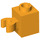 LEGO Orange clair brillant Brique 1 x 1 avec Verticale Agrafe (Clip ouvert en O, goujon creux) (60475 / 65460)