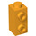 LEGO Orange clair brillant Brique 1 x 1 x 1.6 avec Deux Goujons latéraux (32952)