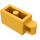 LEGO Bright Light Orange Brick 1 x 2 with Hinge Shaft (Flush Shaft) (34816)