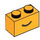 LEGO Bright Light Orange Brick 1 x 2 with Smile with Bottom Tube (102574 / 102701)