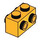 LEGO Helles Licht Orange Backstein 1 x 2 mit Bolzen auf Gegenüberliegende Seiten (52107)