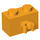 LEGO Helles Licht Orange Backstein 1 x 2 mit Vertikale Clip (O-Clip öffnen) (42925 / 95820)